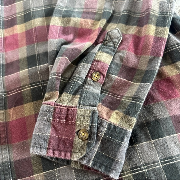 Carhartt Men's Rugged Flex Relaxed Fit Midweight Flannel Long Sleeve Sz XL Tall - Picture 2 of 11